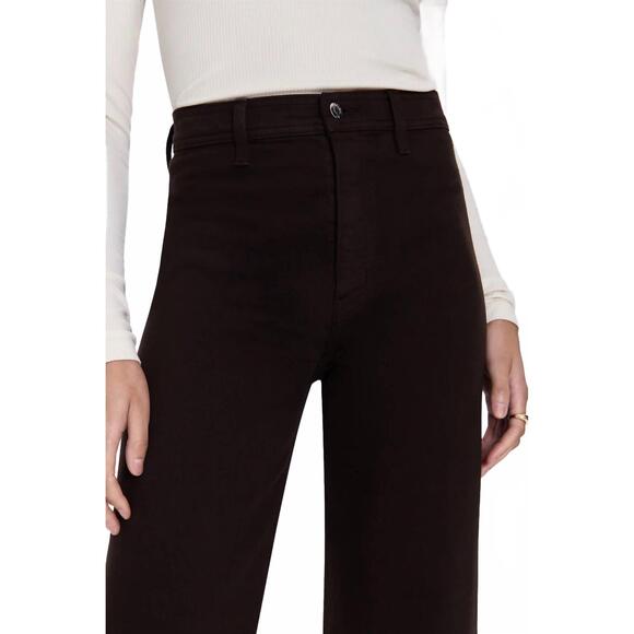 NEW PISTOLA penny high rise wide leg jean in mocha - Picture 7 of 8